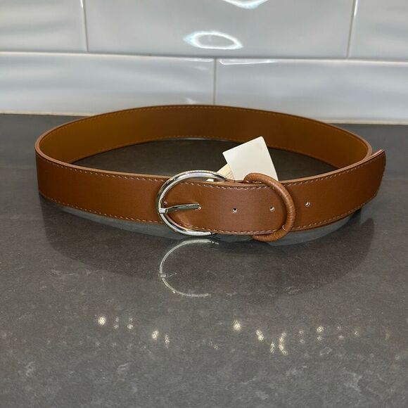 Faux Leather Tan Belt-NWT - Picture 1 of 7